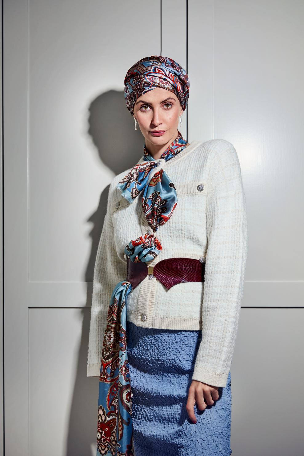 MILENA Silk Turban / BELLA BALLOU X Christine Headwear