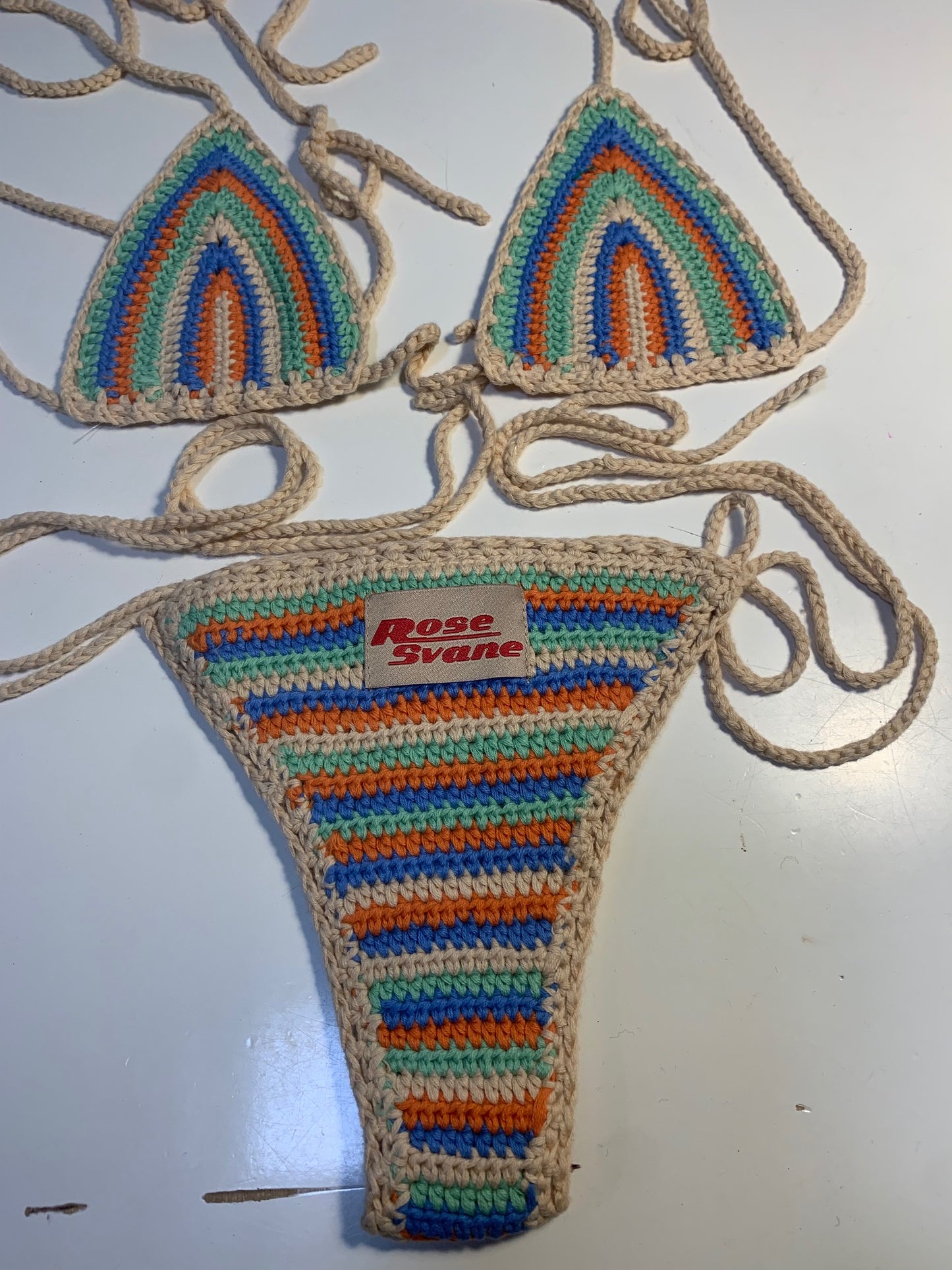 MARLA Unik Hæklet Bikini / COLLAB ROSE SVANE / ZERO WASTE