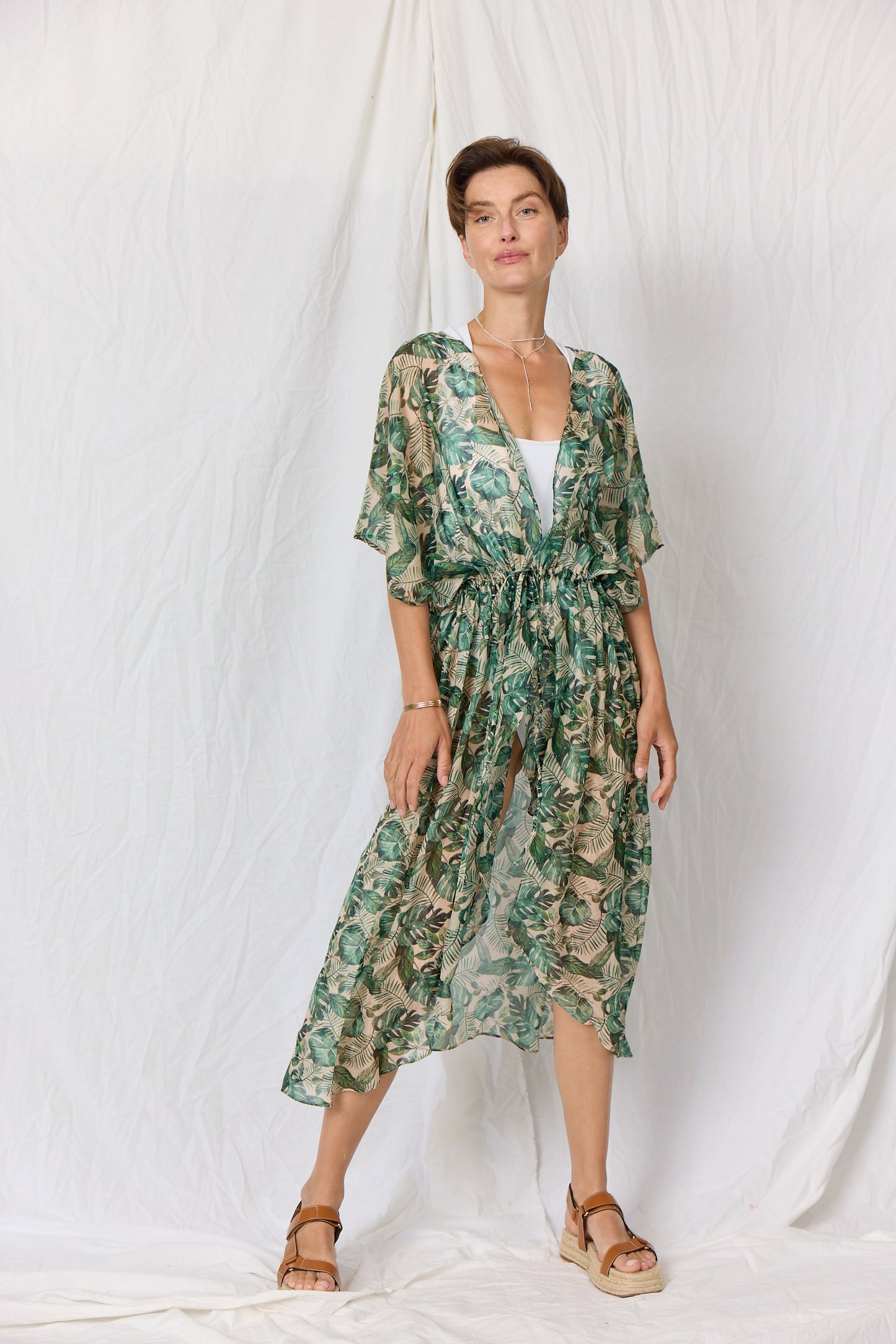 PALM LEAVES Strand Kaftan