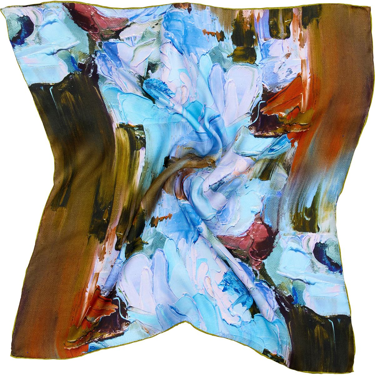 PAINTED ROSES skjerf