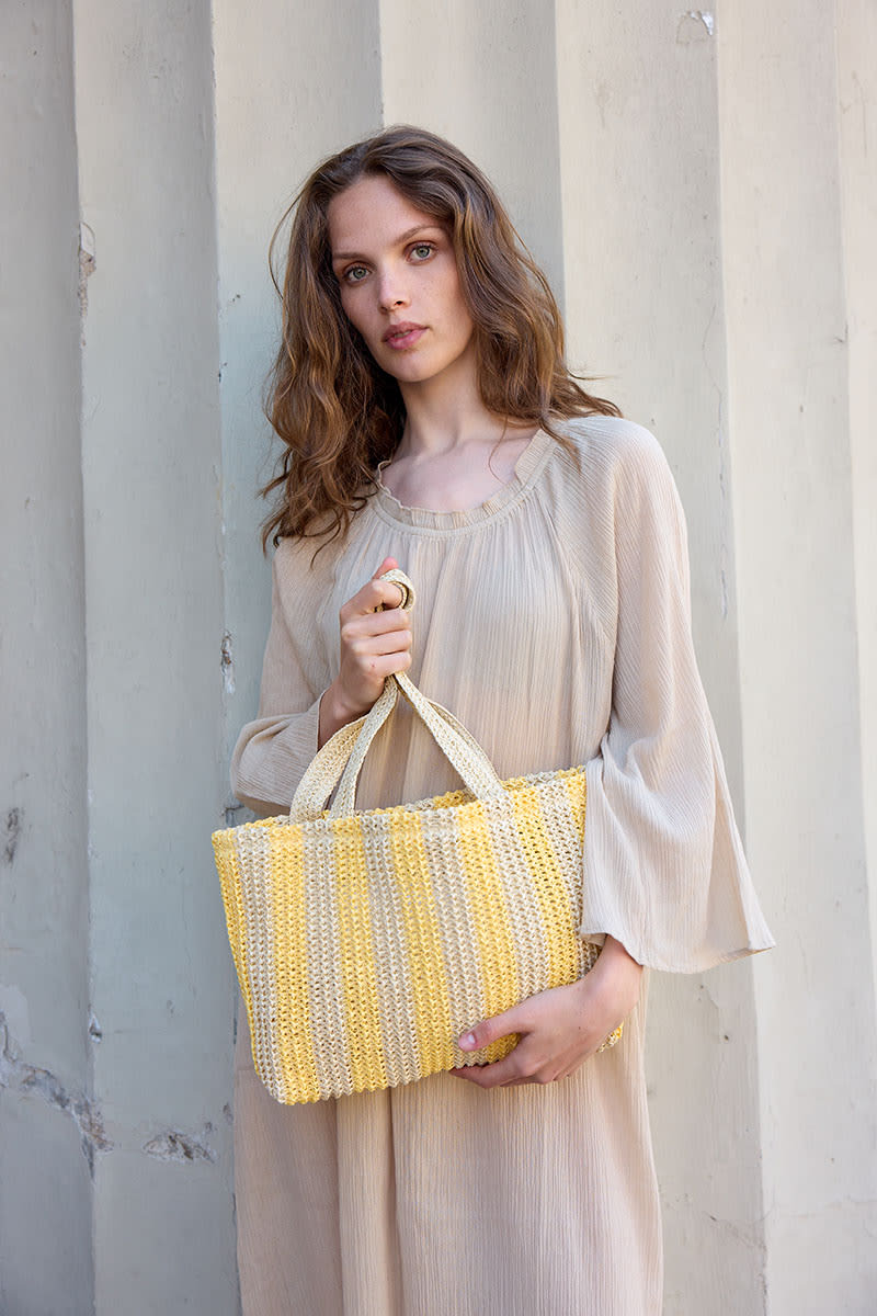 RAFFIA axelväska