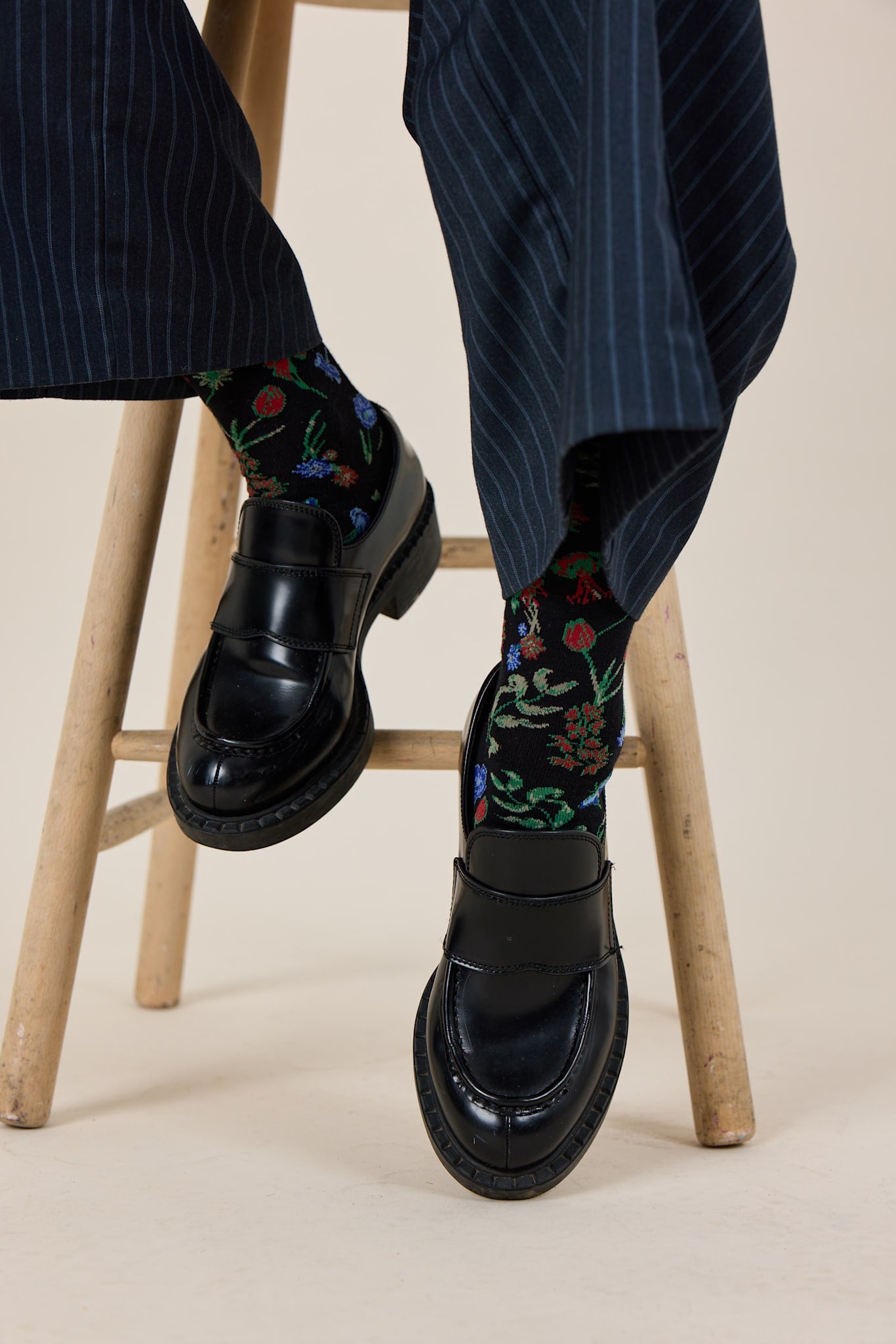 LIVING GARDEN Socks / Black
