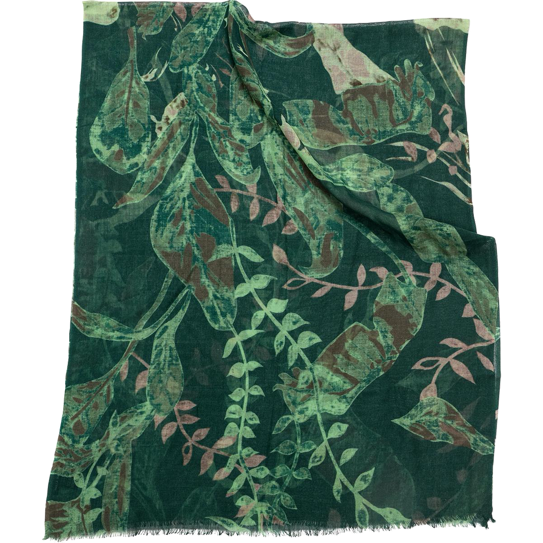 PAINTED LEAVES Scarf